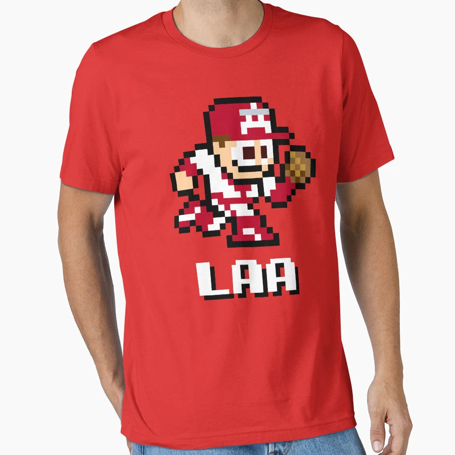 Los Angeles 8 Bit Player Initials T-Shirt - Unique Graphic for Adults - T-Shirt, Sweatshirt, Hoodie
