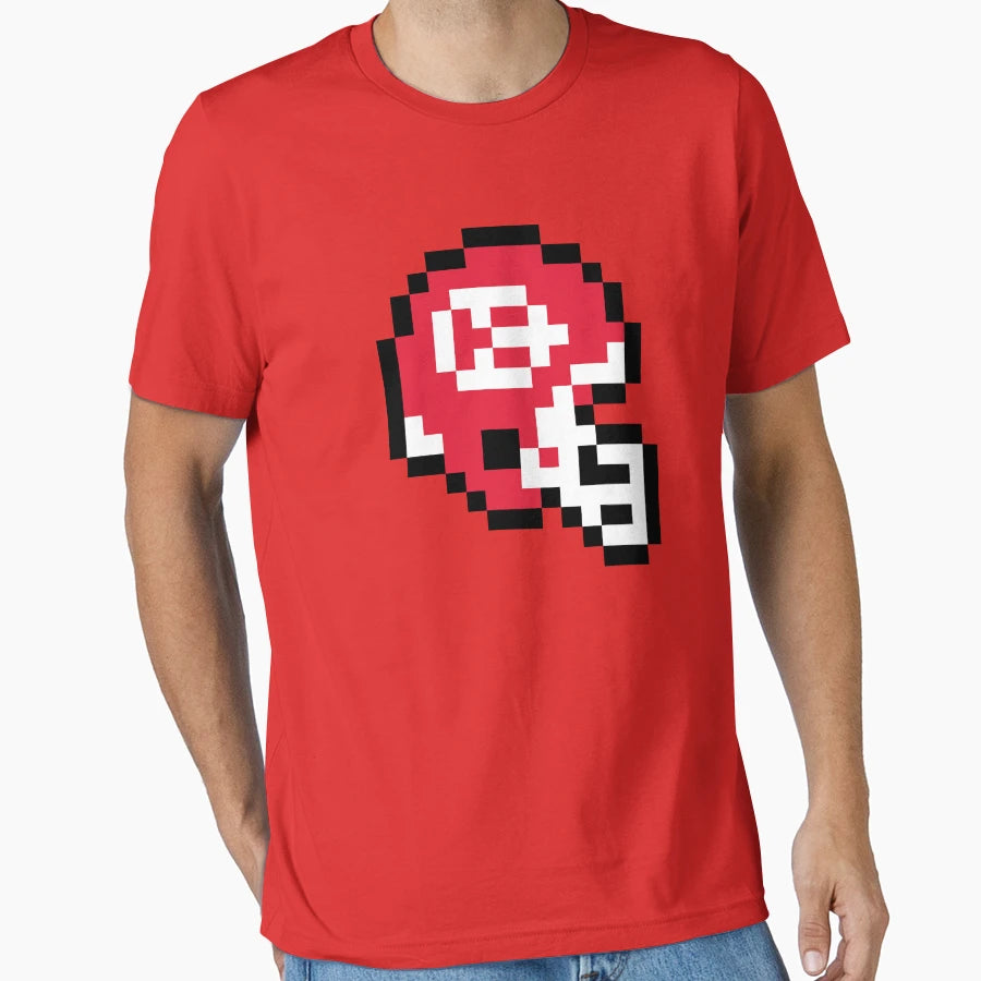 Kansas City Chiefs 8 Bit Football T-Shirt - Streetwear Style for Adults - T-Shirt, Sweatshirt, Hoodie