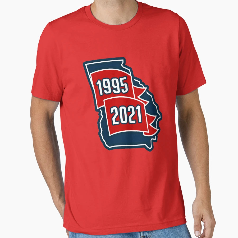 Atlanta World Champions Both Years T-Shirt - Casual Everyday Wear Unisex - T-Shirt, Sweatshirt, Hoodie