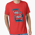 Atlanta World Champions Both Years T-Shirt - Casual Everyday Wear Unisex - T-Shirt, Sweatshirt, Hoodie
