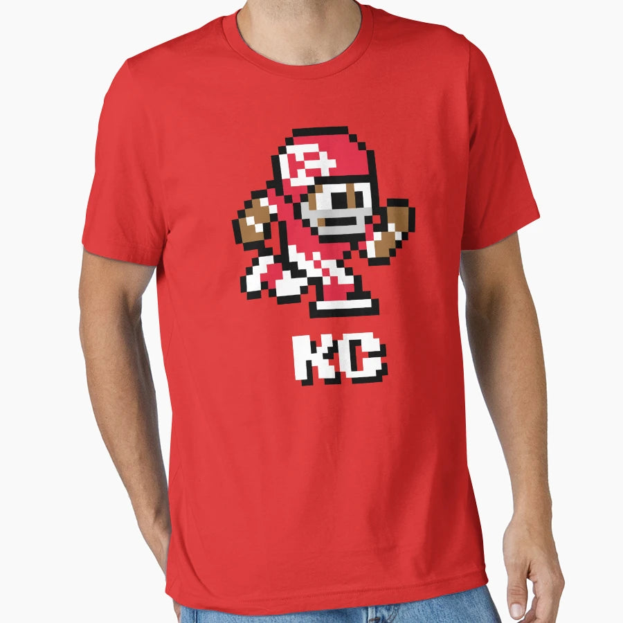 Kansas City Chiefs Tecmo Super Bowl T-Shirt - Aesthetic Graphic Men Women - T-Shirt, Sweatshirt, Hoodie