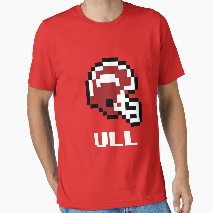 Louisiana Ragin Cajuns Tecmo Super T-Shirt - Trendy Graphic for Adults - T-Shirt, Sweatshirt, Hoodie