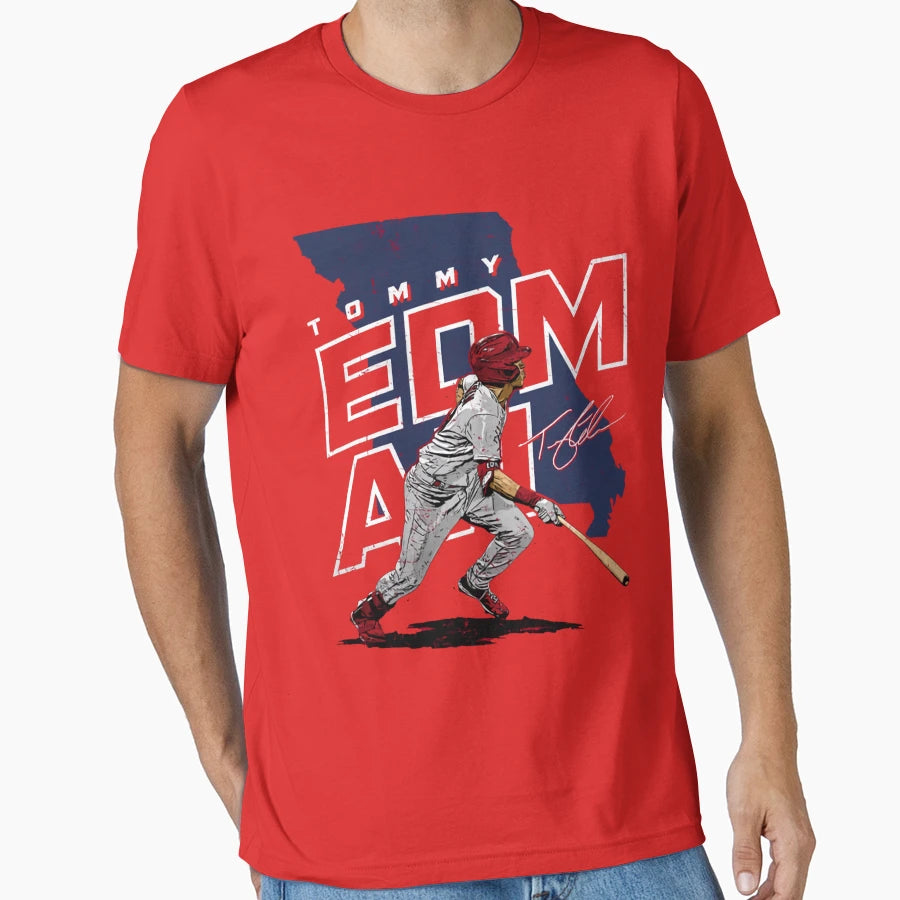 Tommy Edman Player Map T-Shirt - Casual Everyday Wear Men Women - T-Shirt, Sweatshirt, Hoodie