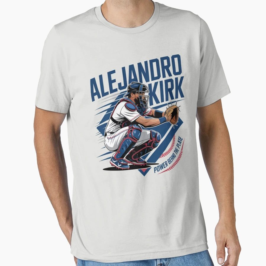 Baseball Catcher Alejandro Kirk Fan T-Shirt - Custom Art Print for Adults - T-Shirt, Sweatshirt, Hoodie