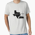 Houston Texas T-Shirt - Minimalist Print Men Women - T-Shirt, Sweatshirt, Hoodie