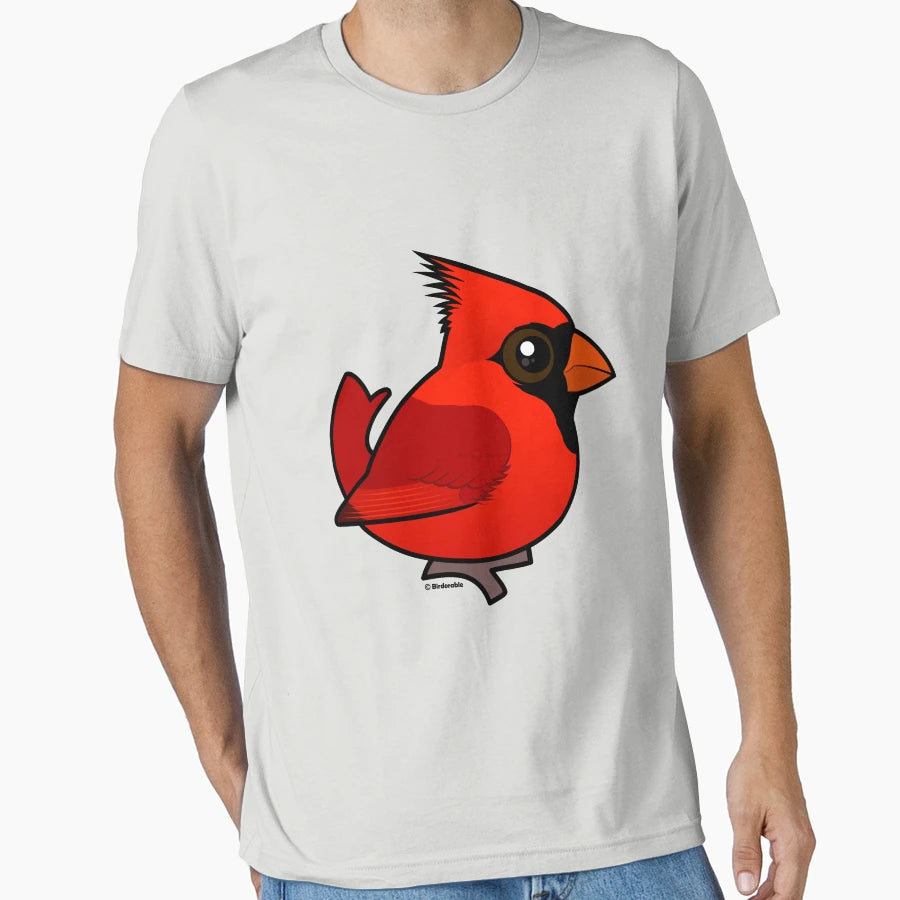 Birdorable Northern Cardinal T-Shirt - Aesthetic Graphic for Adults - T-Shirt, Sweatshirt, Hoodie