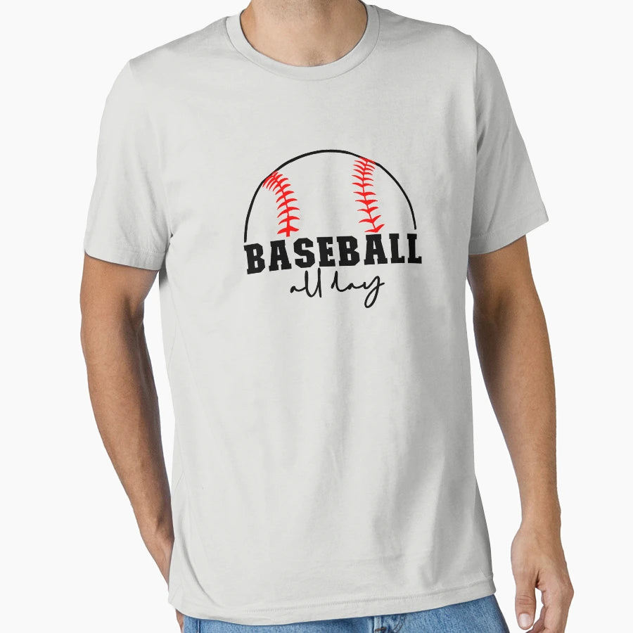 Love Baseball All Day Sport T-Shirt - Streetwear Style for Adults - T-Shirt, Sweatshirt, Hoodie