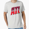 Atl Atlanta Iata Airport Code T-Shirt - Custom Art Print Unisex - T-Shirt, Sweatshirt, Hoodie