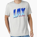 Lax Los Angeles Iata Airport Code T-Shirt - Custom Art Print for Adults - T-Shirt, Sweatshirt, Hoodie