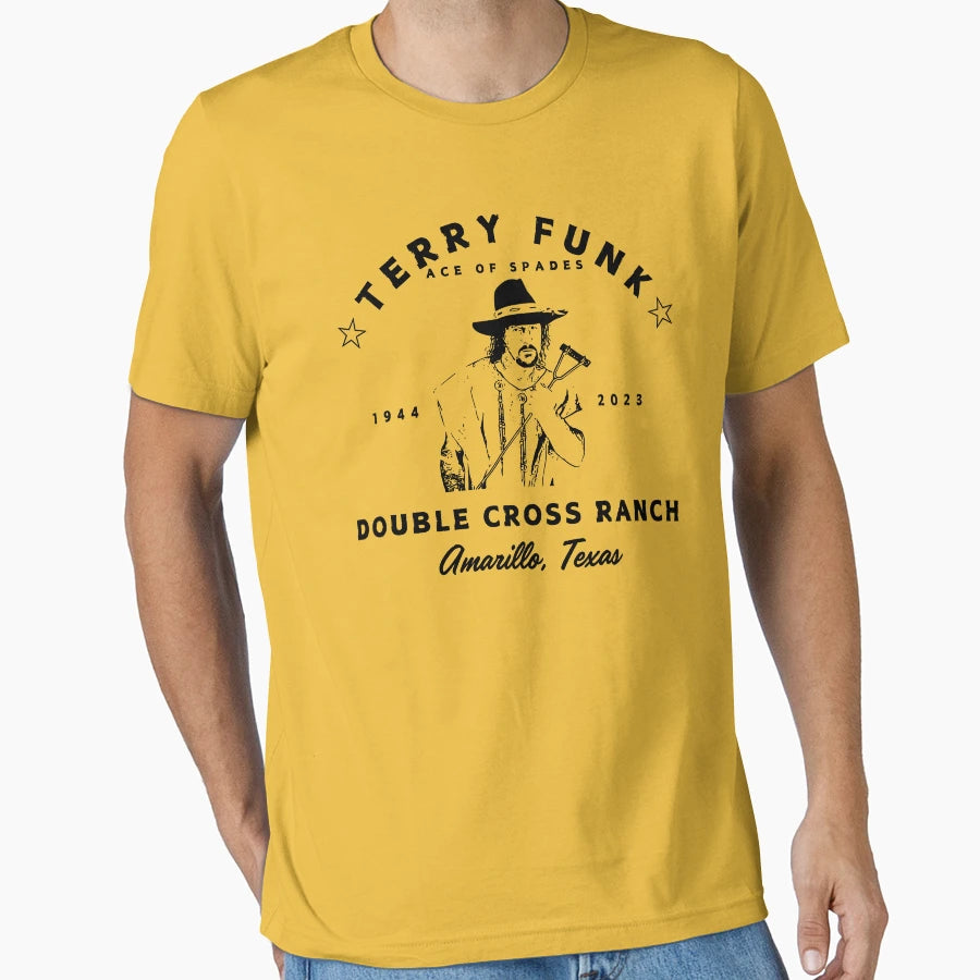 Terry Funk Ace Spades Tribute Old T-Shirt - Streetwear Style Men Women - T-Shirt, Sweatshirt, Hoodie