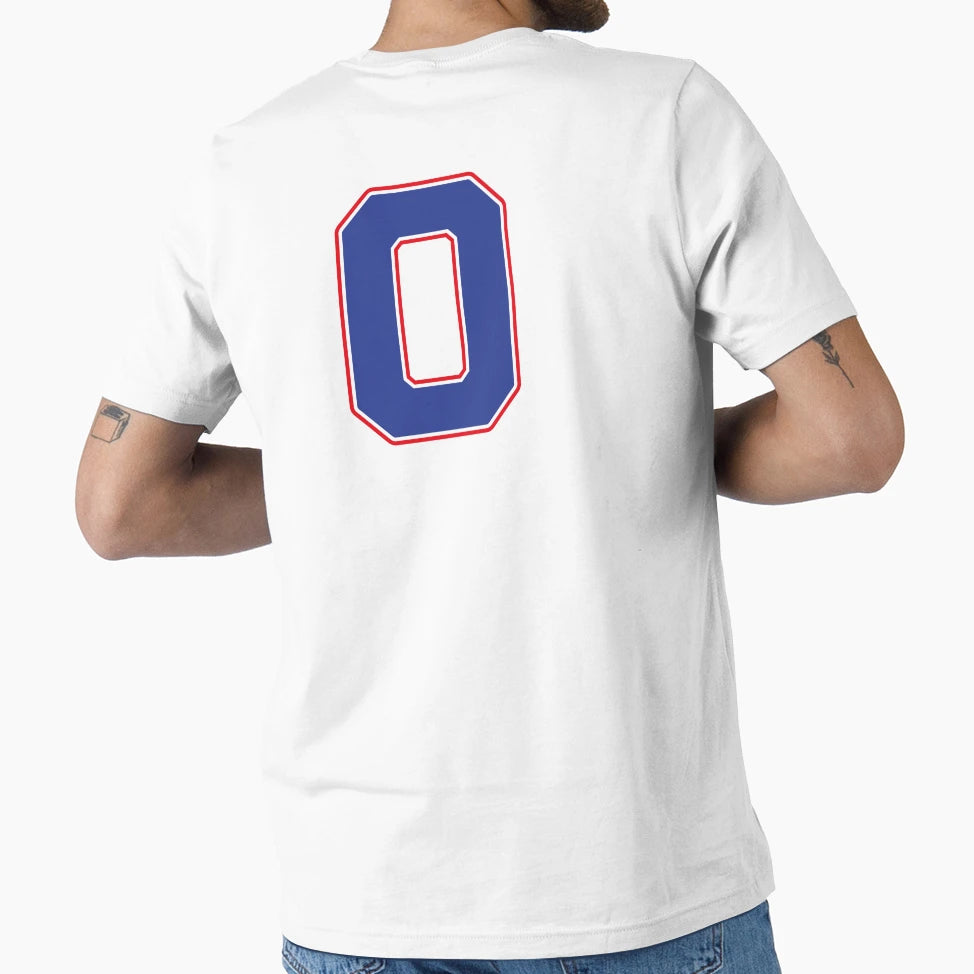 Jersey Number 0 Player Number Zero T-Shirt - Trendy Graphic for Adults - T-Shirt, Sweatshirt, Hoodie