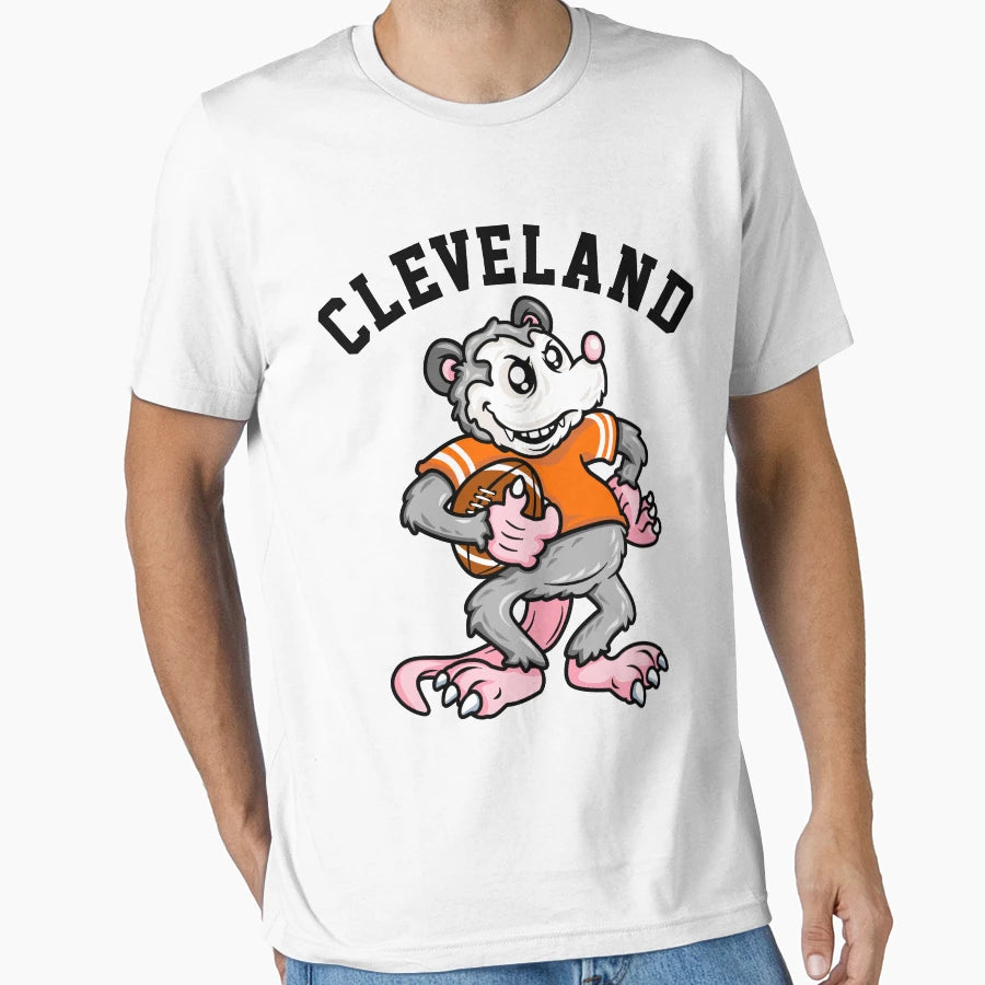 Cleveland Football Rally Possum Fans T-Shirt - Fun Novelty Design Unisex - T-Shirt, Sweatshirt, Hoodie