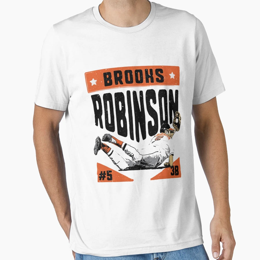 Brooks Robinson Dive T-Shirt - Minimalist Print Unisex - T-Shirt, Sweatshirt, Hoodie