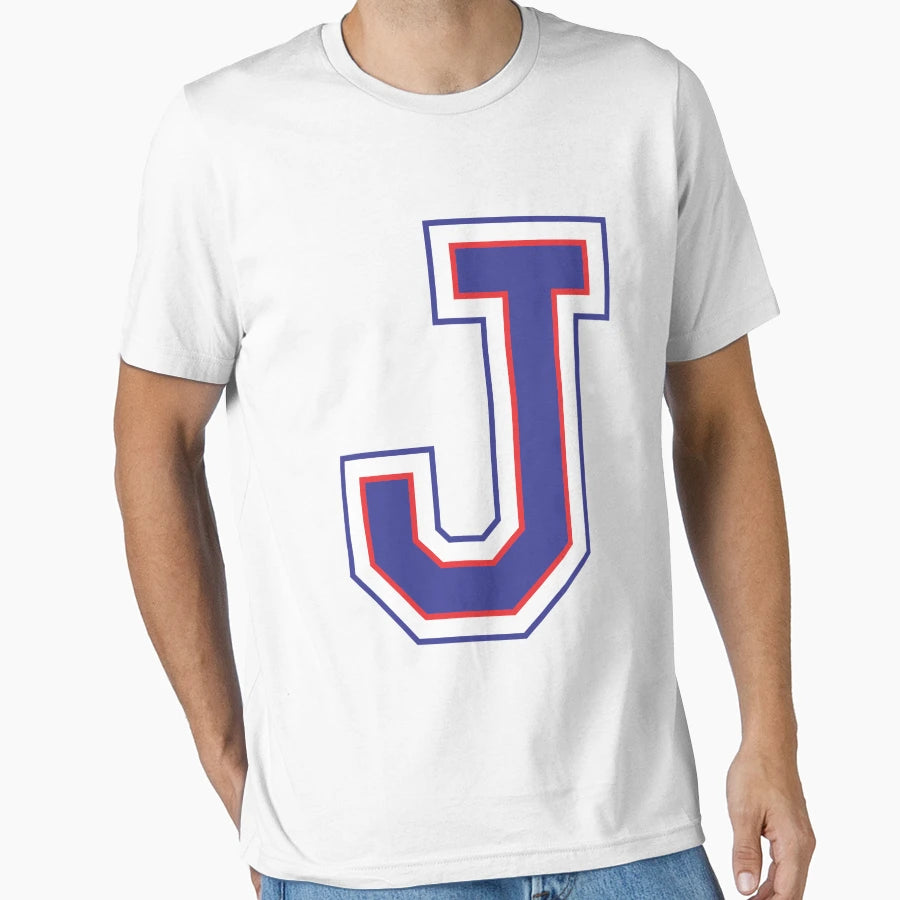 Alphabet J T-Shirt - Trendy Graphic Unisex - T-Shirt, Sweatshirt, Hoodie