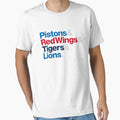 Detroit Sports Teams T-Shirt - Unique Graphic Men Women - T-Shirt, Sweatshirt, Hoodie