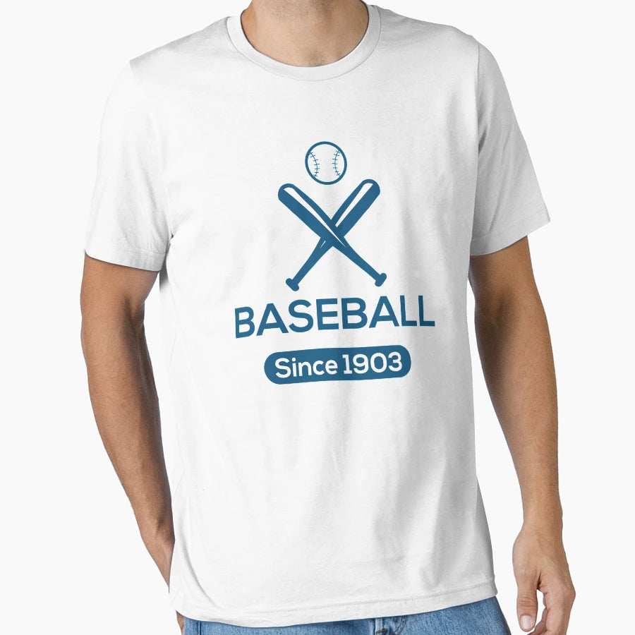 American Baseball Sport Logo T-Shirt - Graphic Print for Adults - T-Shirt, Sweatshirt, Hoodie