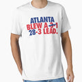 Atlanta Blew 3 1 28 3 Lead Blue Red T-Shirt - Custom Art Print for Adults - T-Shirt, Sweatshirt, Hoodie