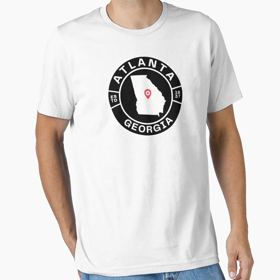 Atlanta Georgia Estd 1837 T-Shirt - Aesthetic Graphic Unisex - T-Shirt, Sweatshirt, Hoodie