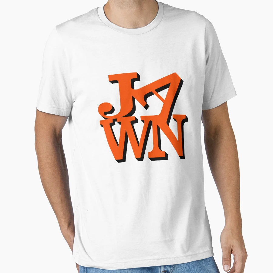 Jawn Orange And Black T-Shirt - Casual Everyday Wear for Adults - T-Shirt, Sweatshirt, Hoodie