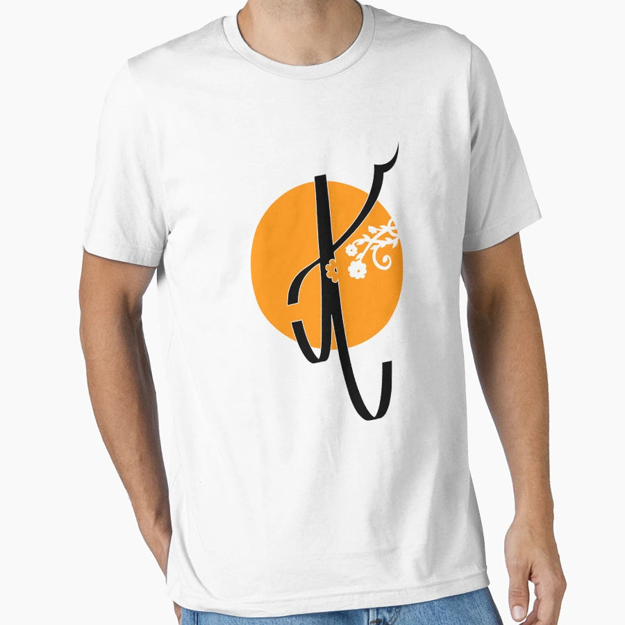 Calligraphic Japan T Letter T-Shirt - Minimalist Print Men Women - T-Shirt, Sweatshirt, Hoodie