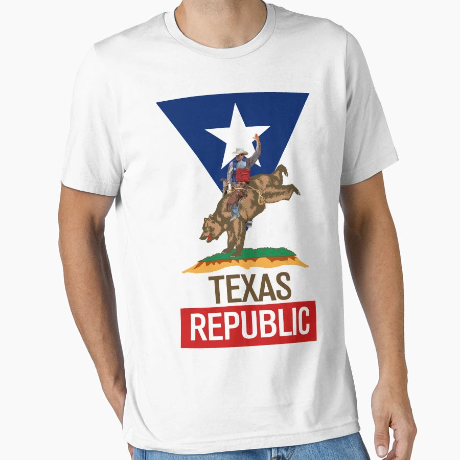 Texas Republic Rodeo T-Shirt - Trendy Graphic Men Women - T-Shirt, Sweatshirt, Hoodie