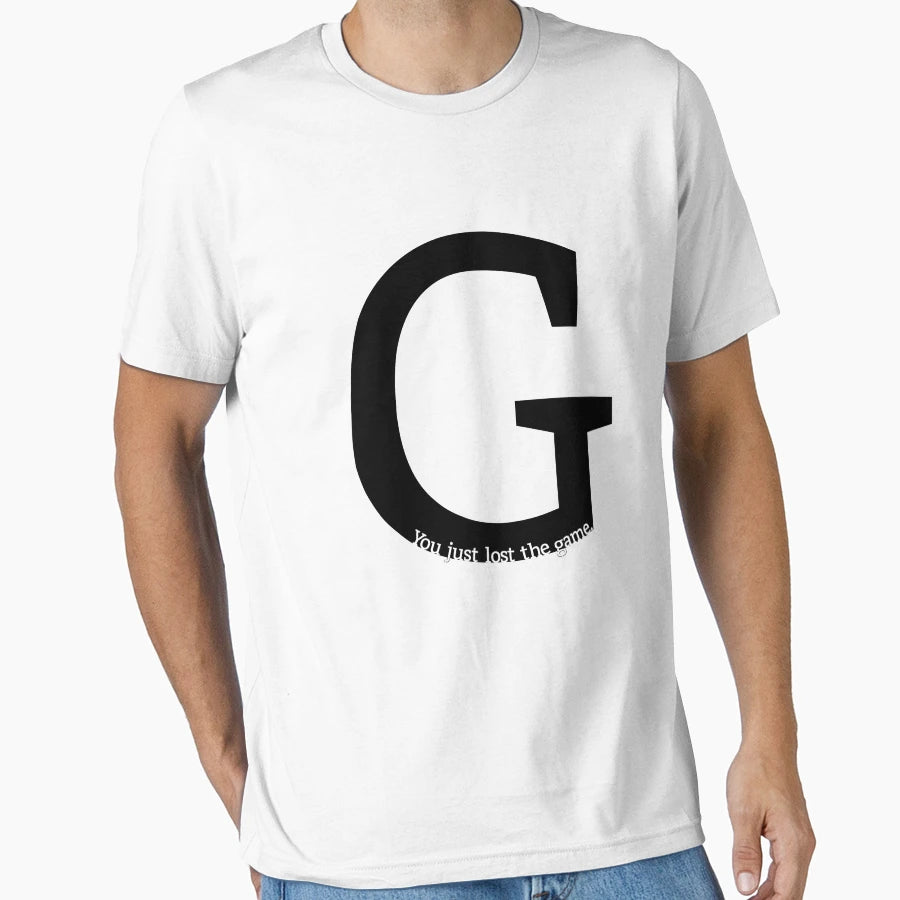 G You Lost Game T-Shirt - Minimalist Print for Adults - T-Shirt, Sweatshirt, Hoodie