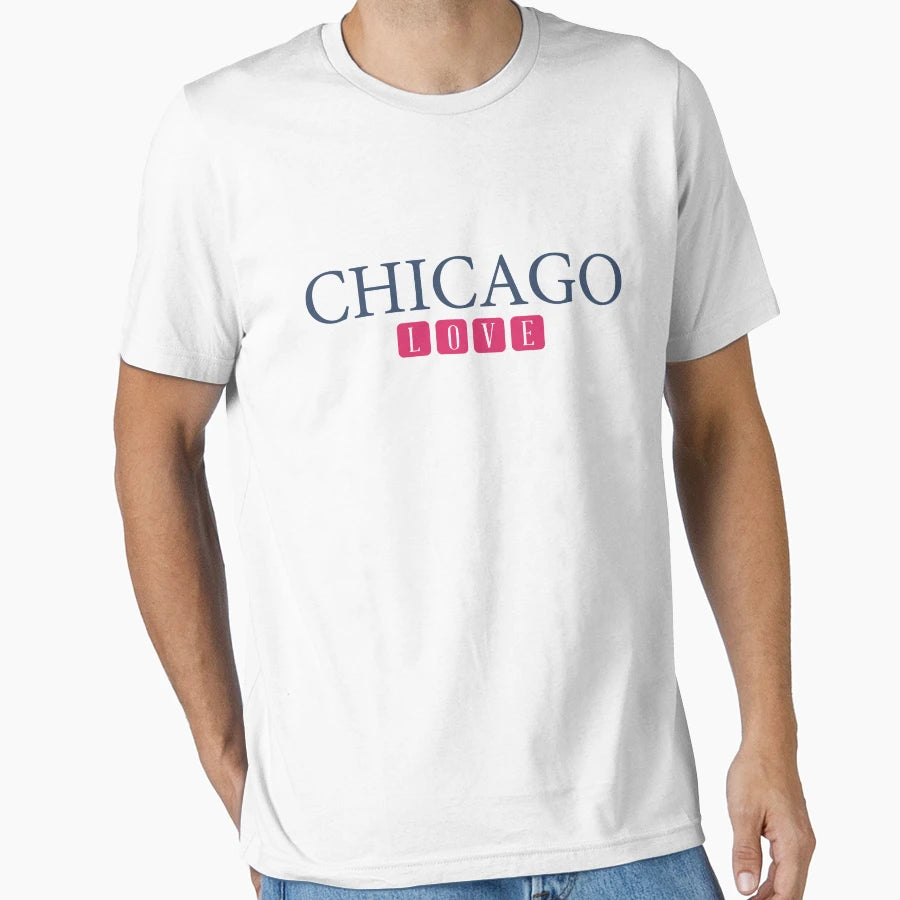 Chicago Love T-Shirt - Fun Novelty Design for Adults - T-Shirt, Sweatshirt, Hoodie