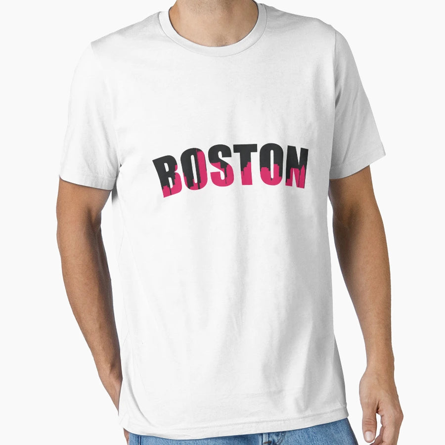Boston Capital City Massachusetts T-Shirt - Aesthetic Graphic Men Women - T-Shirt, Sweatshirt, Hoodie