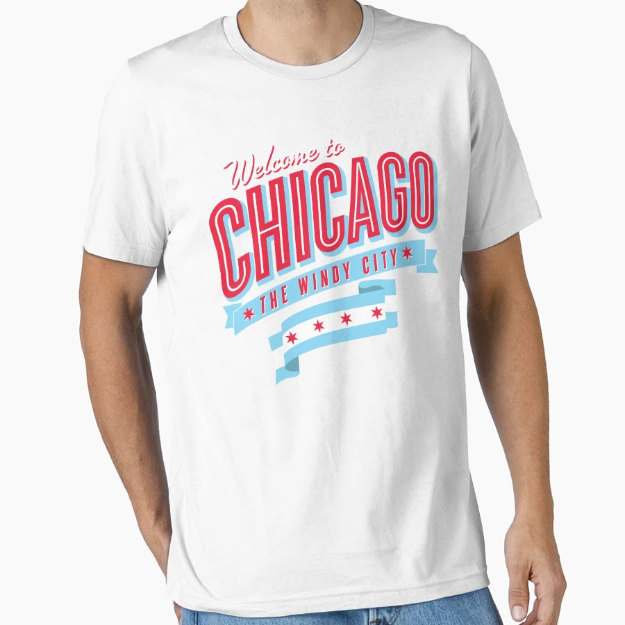 Chicago Illinois T-Shirt - Novelty Apparel Men Women - T-Shirt, Sweatshirt, Hoodie