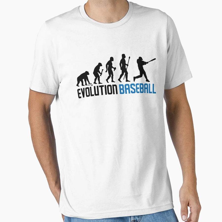 Baseball Evolution T-Shirt - Unique Graphic for Adults - T-Shirt, Sweatshirt, Hoodie