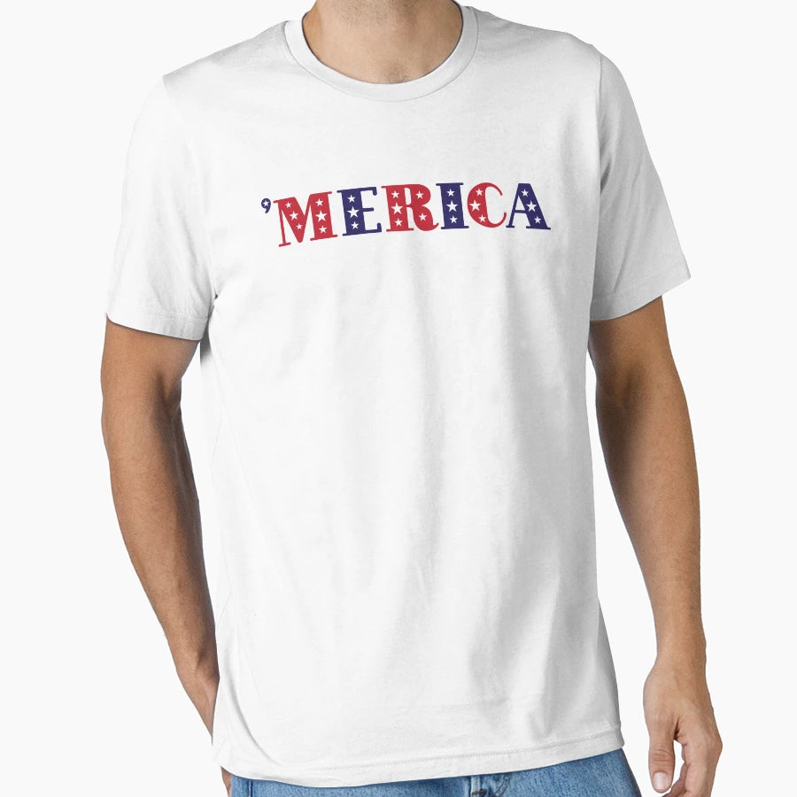 Merica T-Shirt - Trendy Graphic Unisex - T-Shirt, Sweatshirt, Hoodie