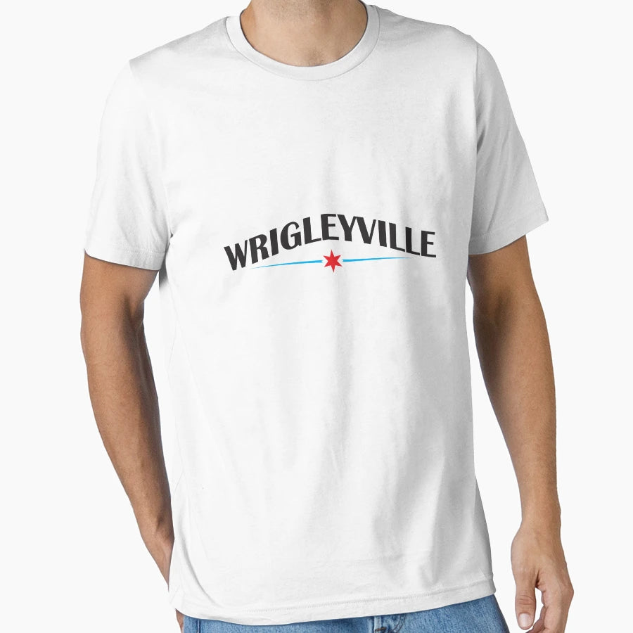 Wrigleyville Neighborhood T-Shirt - Novelty Apparel for Adults - T-Shirt, Sweatshirt, Hoodie