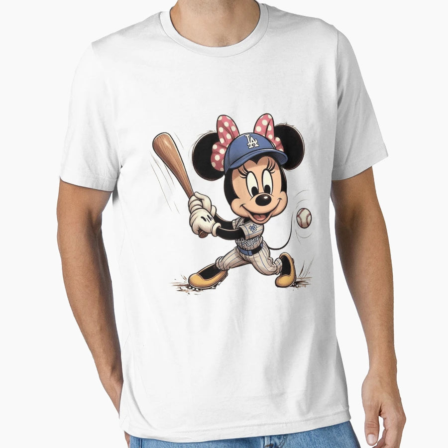 Minnie Mouse Strikes Out T-Shirt - Aesthetic Graphic for Adults - T-Shirt, Sweatshirt, Hoodie