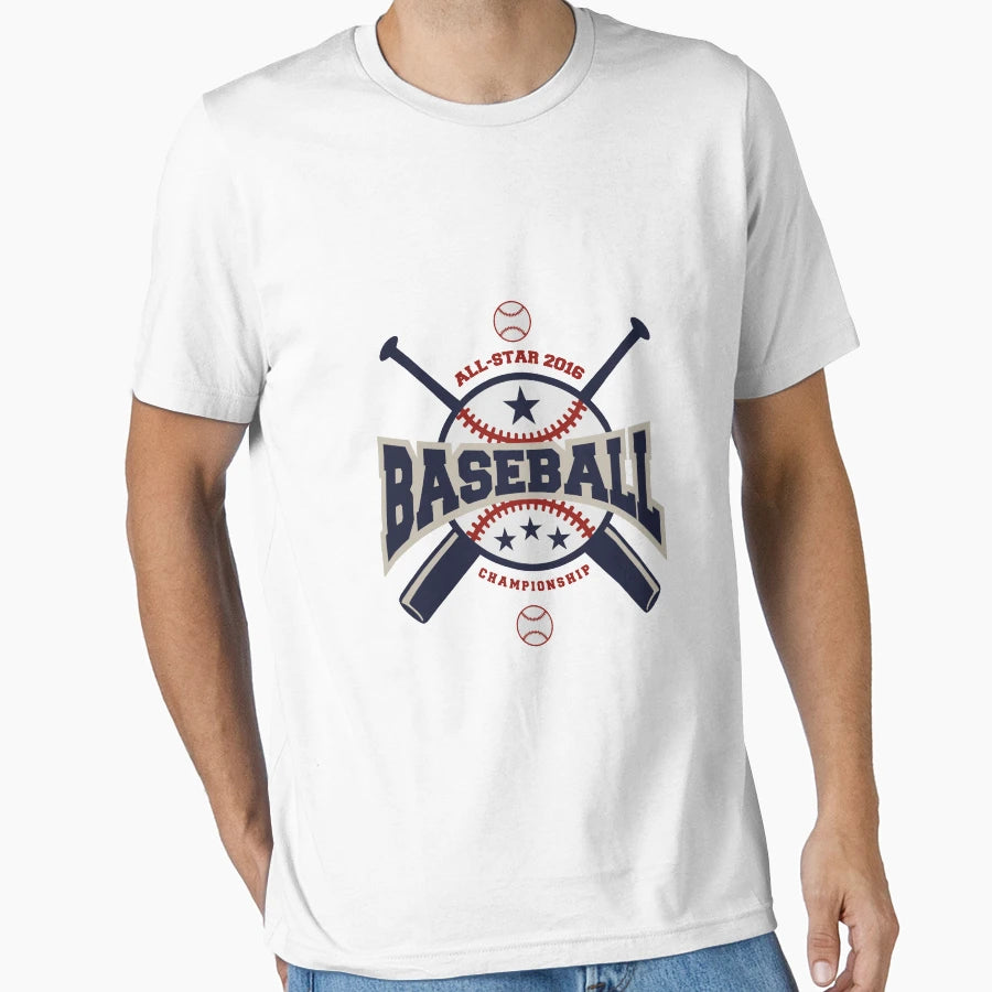 Funny Baseball T-Shirt - Minimalist Print for Adults - T-Shirt, Sweatshirt, Hoodie