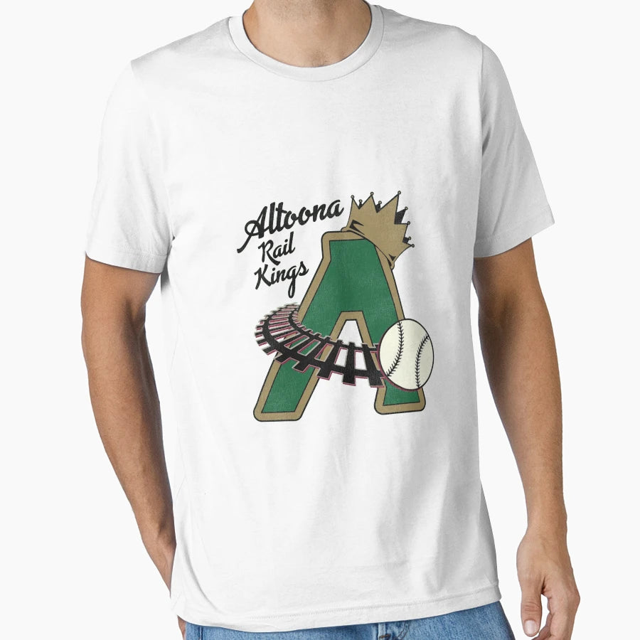 Defunct Altoona Rail Kings Baseball Team T-Shirt - Trendy Graphic Men Women - T-Shirt, Sweatshirt, Hoodie