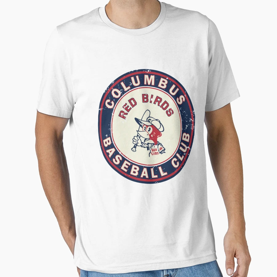 Columbus Red Birds Defunct Baseball T-Shirt - Graphic Print Men Women - T-Shirt, Sweatshirt, Hoodie