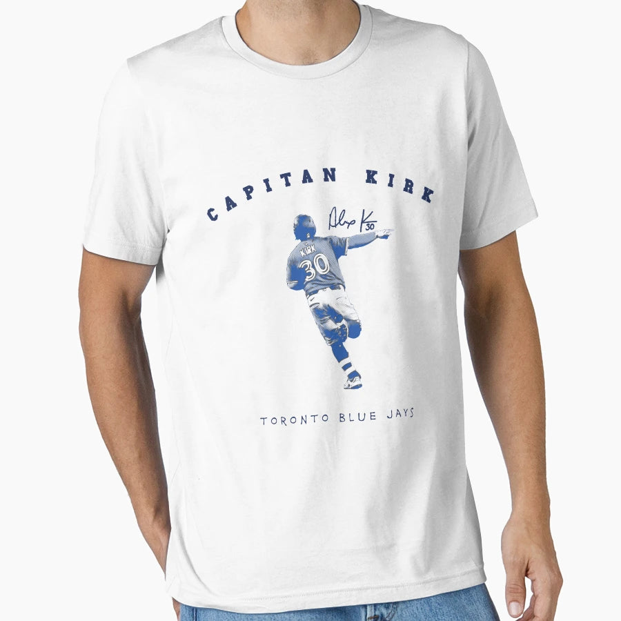 Capitan Kirk 30 Toronto Baseball T-Shirt - Streetwear Style for Adults - T-Shirt, Sweatshirt, Hoodie