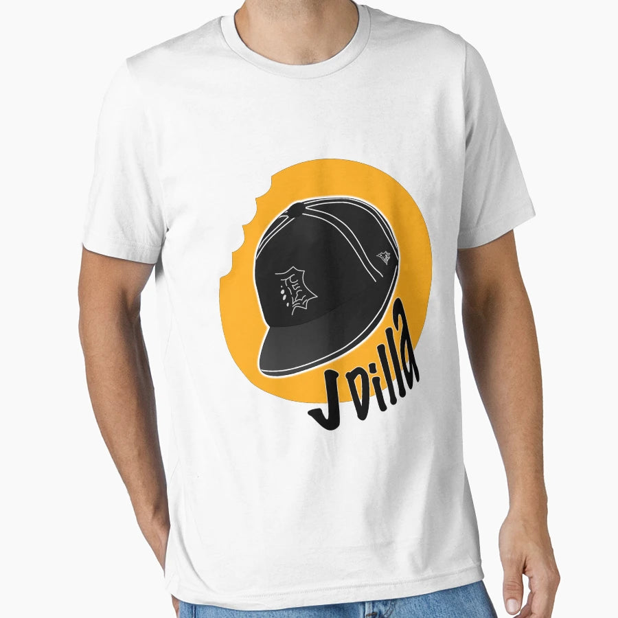 J Dilla Donuts And Cap T-Shirt - Minimalist Print for Adults - T-Shirt, Sweatshirt, Hoodie