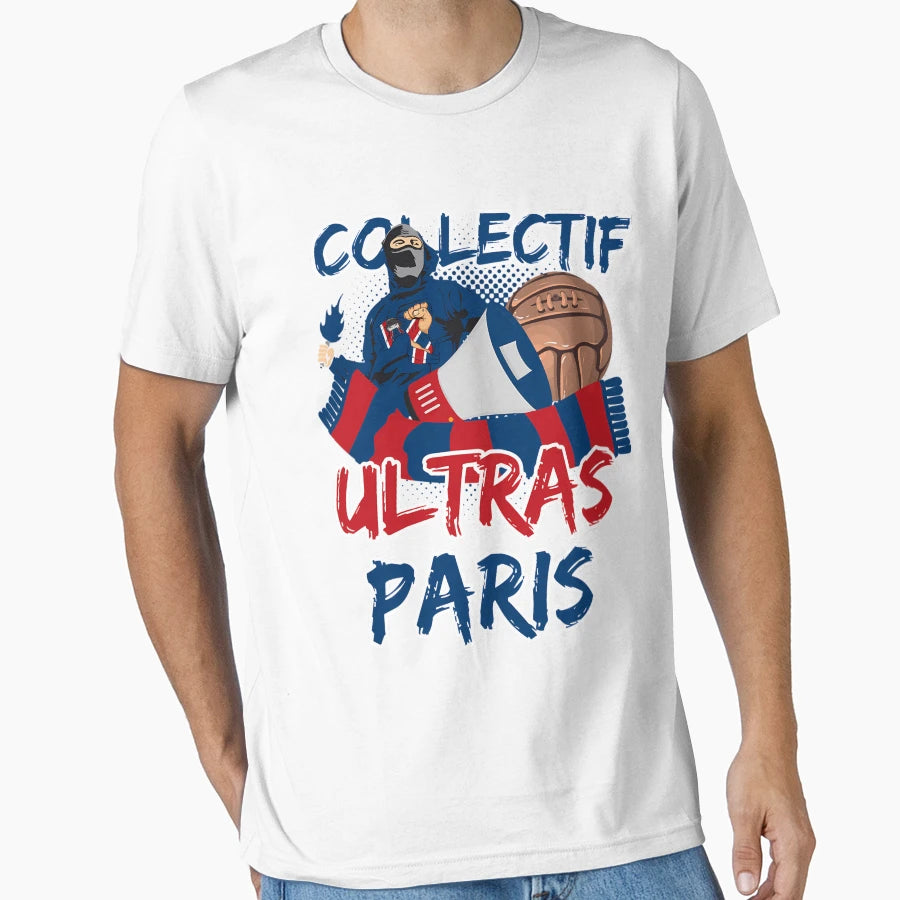 Collective Ultras Paris T-Shirt - Casual Everyday Wear for Adults - T-Shirt, Sweatshirt, Hoodie