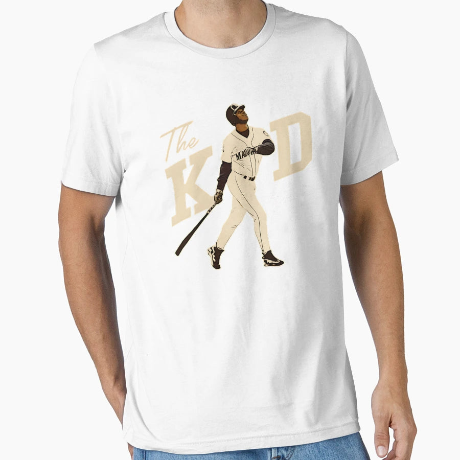 Ken Griffey Jr Basketball Legend T-Shirt - Minimalist Print for Adults - T-Shirt, Sweatshirt, Hoodie