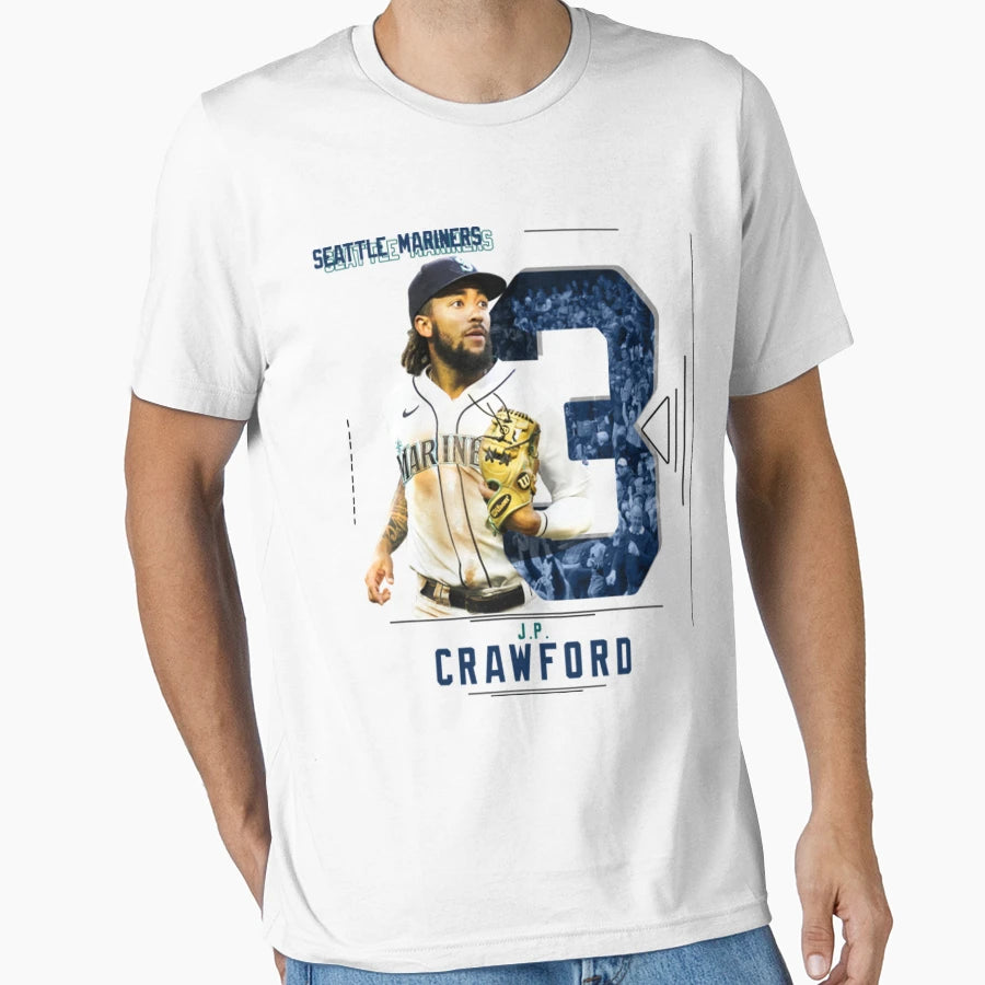 J P Crawford Baseball T-Shirt - Minimalist Print Men Women - T-Shirt, Sweatshirt, Hoodie