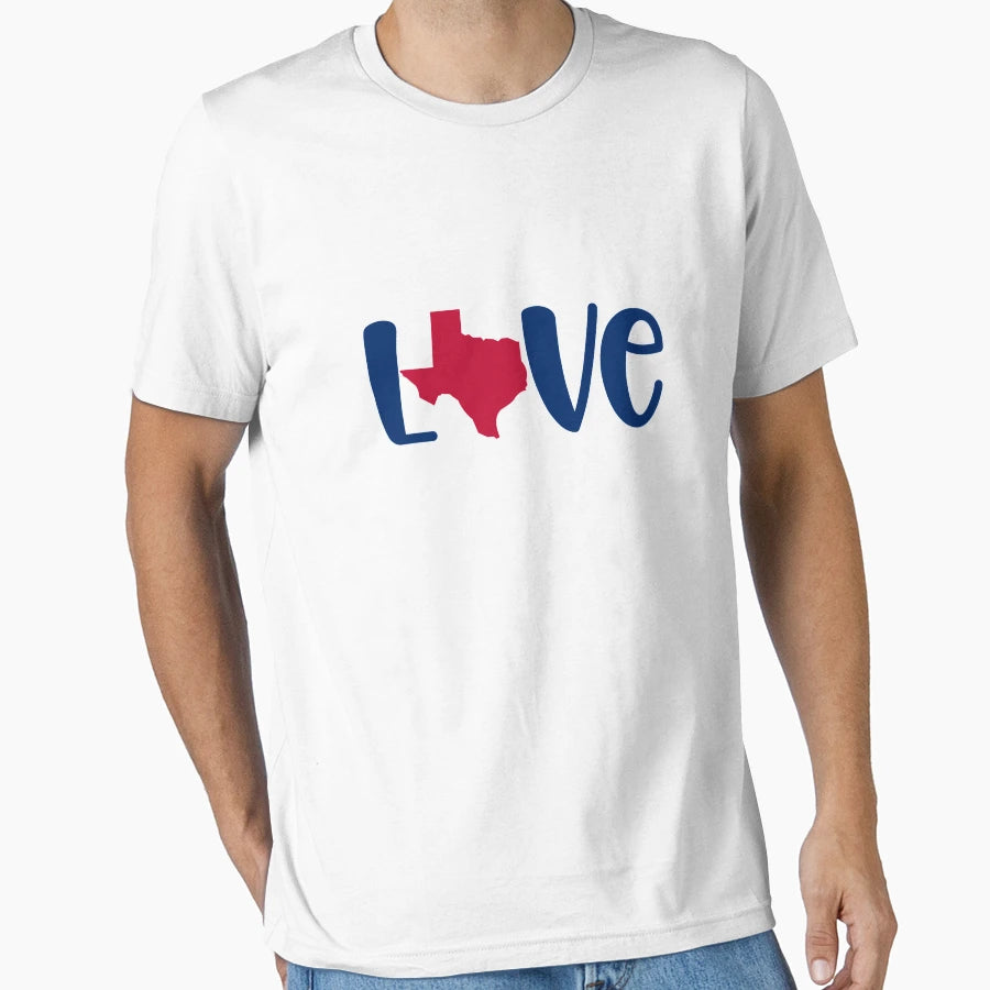 Texas State Gift Souvenir Texas Outline T-Shirt - Trendy Graphic Unisex - T-Shirt, Sweatshirt, Hoodie