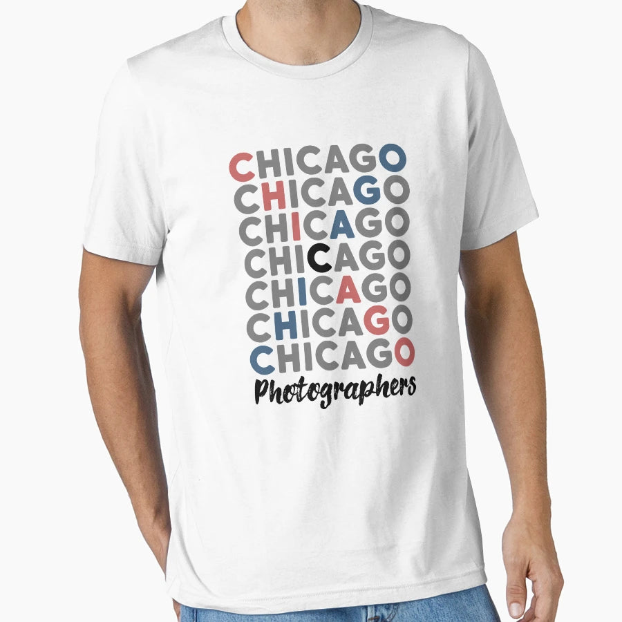 Chicago Photographers T-Shirt - Aesthetic Graphic for Adults - T-Shirt, Sweatshirt, Hoodie