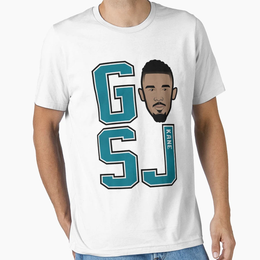 Evander Kane Go Sj T-Shirt - Novelty Apparel for Adults - T-Shirt, Sweatshirt, Hoodie
