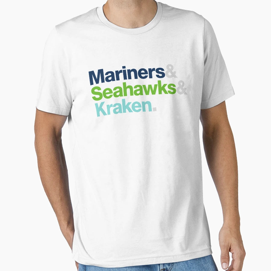 Seattle Sports Teams T-Shirt - Unique Graphic Men Women - T-Shirt, Sweatshirt, Hoodie