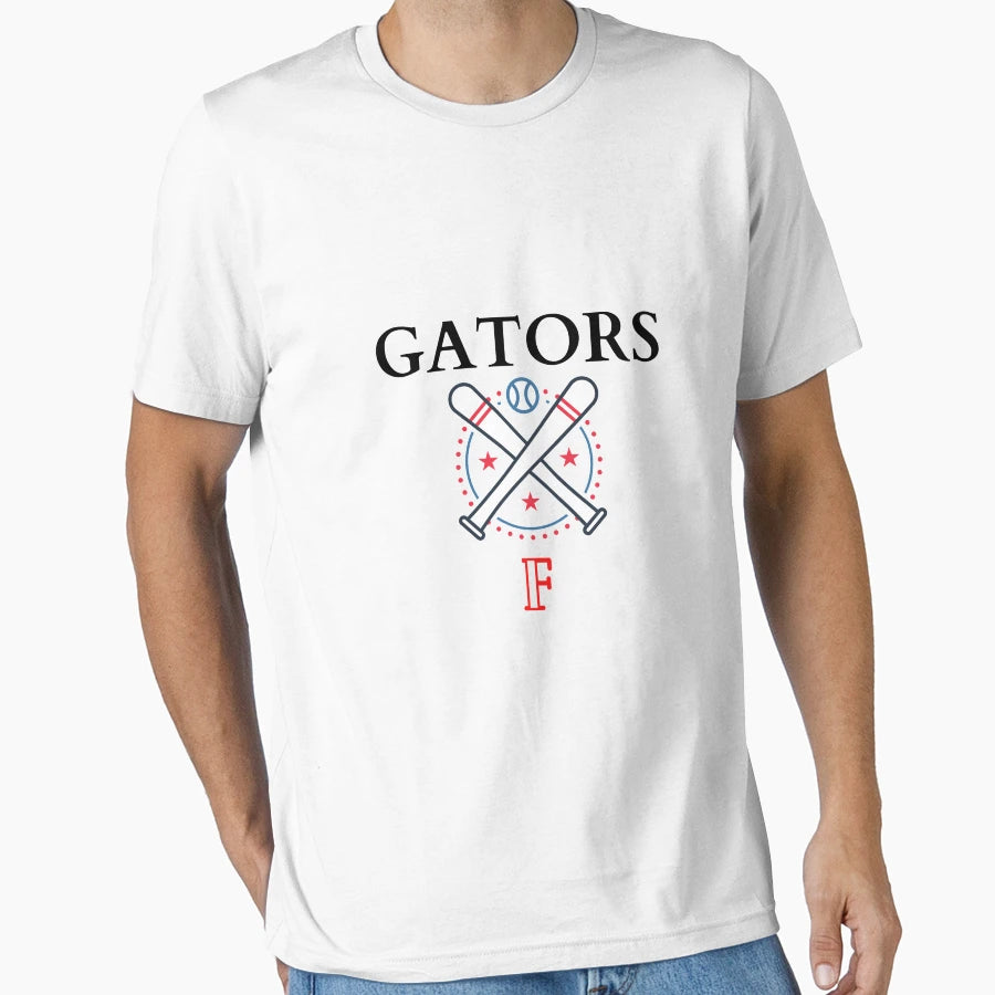 Florida Gator Baseball T-Shirt - Minimalist Print Men Women - T-Shirt, Sweatshirt, Hoodie