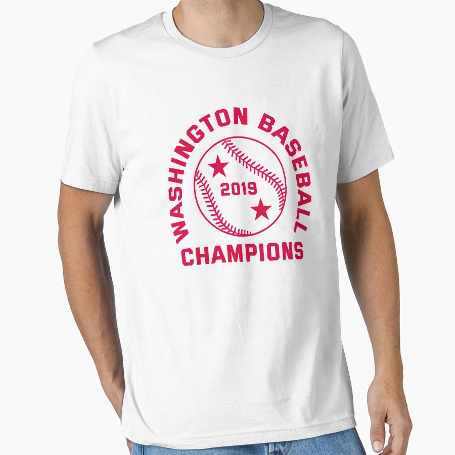 Washington Baseball 2019 Champions T-Shirt - Novelty Apparel Unisex - T-Shirt, Sweatshirt, Hoodie