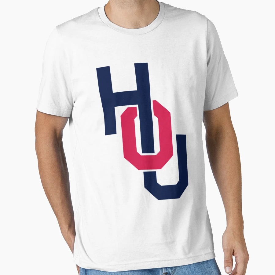 Houston Hou Block Logo 2 T-Shirt - Aesthetic Graphic for Adults - T-Shirt, Sweatshirt, Hoodie
