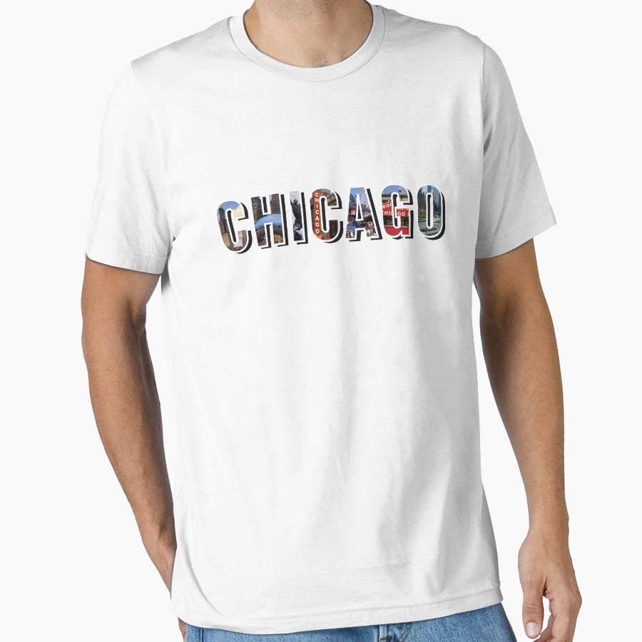 Chicago Places T-Shirt - Aesthetic Graphic for Adults - T-Shirt, Sweatshirt, Hoodie