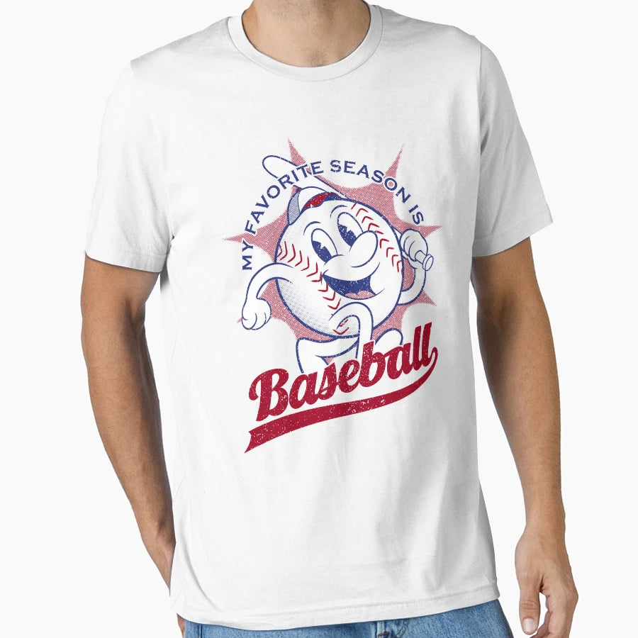 My Favorite Season Is Baseball T-Shirt - Novelty Apparel for Adults - T-Shirt, Sweatshirt, Hoodie